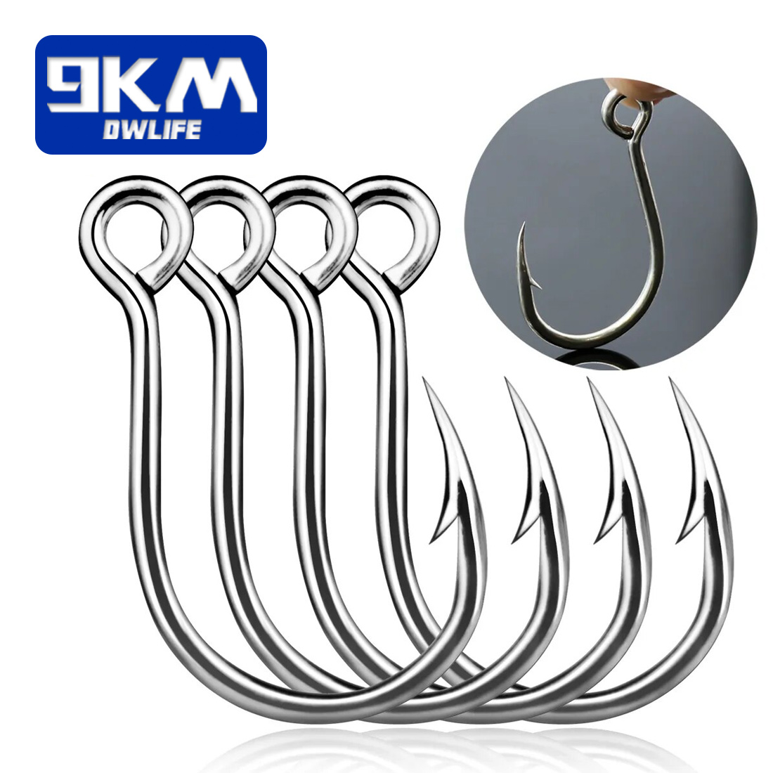 Fishing Hook Barbless - 9KM balıkçılık kancaları 25 adet Jig